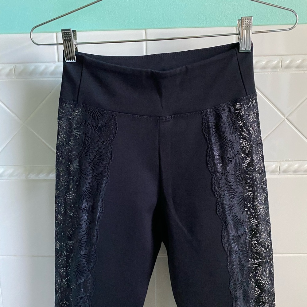 Black Lace RARE Lace Leggings - Picture 6 of 14